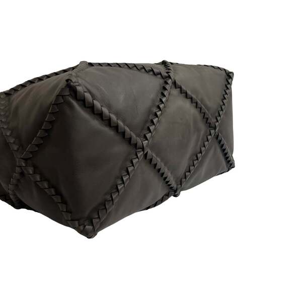 BOTTEGA VENETA Brown Leather Intrecciato Boston Bag - Picture 7 of 10